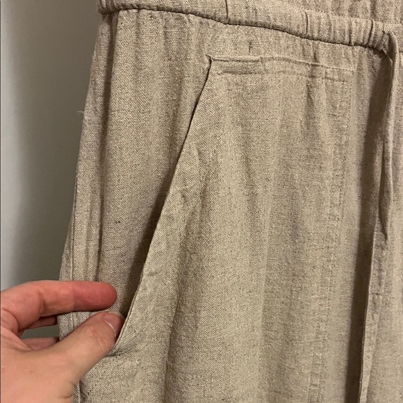 EUC | 14 | Universal Thread Tan Sleeveless Jumpsuit - Picture 7 of 8